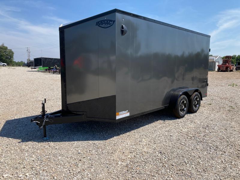 2023 Impact 7X16 TANDEM 7K CARGO W/ 7' INTERIOR & REAR RAMP DOOR 2023 Impact 7X16 TANDEM 7K CARGO W/ 7' INTERIOR & REAR RAMP DOOR