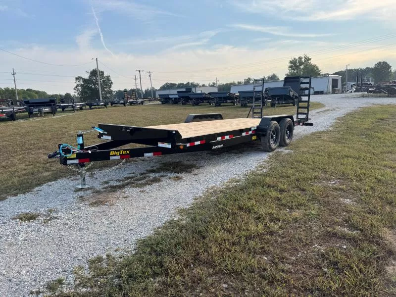 2026 Big Tex 83x20 Tandem 14K Equipment Trailer w/ 2' Dove & Standup Ramps