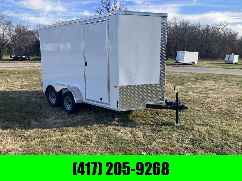 2024 Rock Solid 7x12 Tandem 7K Cargo w/ Barn Door & 7' Interior Height 2024 Rock Solid 7x12 Tandem 7K Cargo w/ Barn Door & 7' Interior Height 1701804608