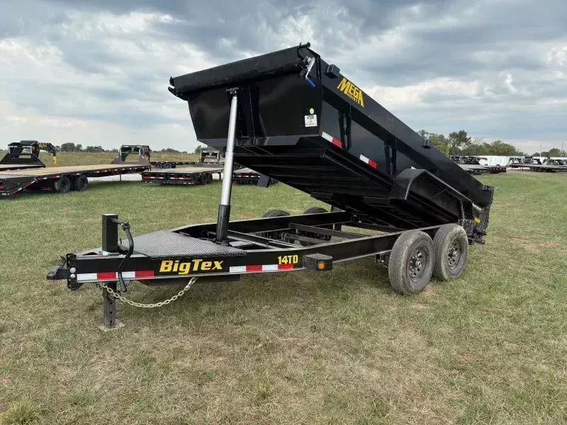2026 Big Tex 14TD 83x14 Telescopic Dump Trailer W/2' Sides