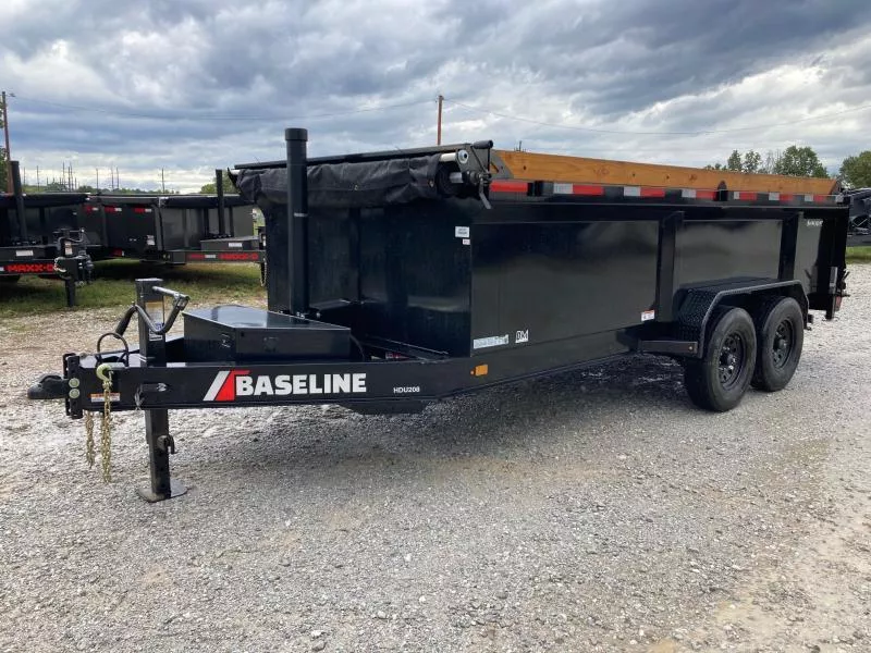 2025 Baseline by Diamond C 82X16 TANDEM 16K TELESCOPIC DUMP WITH 3' SIDES, 14 PLY TIRES AND SLIDE IN RAMPS