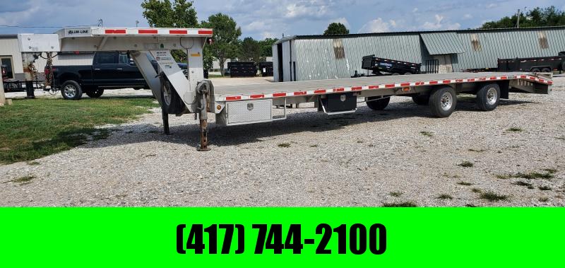 2007 Alum Trailers TANDEM 102X35 ALUMINUM GN W/8K AXLES(HYD. DISC) DECK ON NECK & FLIPOVER RAMPS 2007 Alum Trailers TANDEM 102X35 ALUMINUM GN W/8K AXLES(HYD. DISC) DECK ON NECK & FLIPOVER RAMPS