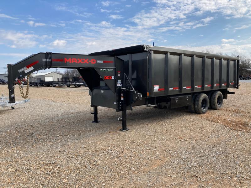 2023 MAXXD 96X20 TANDEM 24K GN DUMP W/ 4' SIDES, WIRELESS REMOTE & SLIDE IN RAMPS