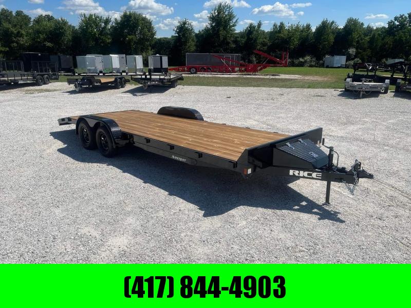2022 RICE 82 X 20 7K CAR HAULER W/ TOOL BOX 2022 RICE 82 X 20 7K CAR HAULER W/ TOOL BOX