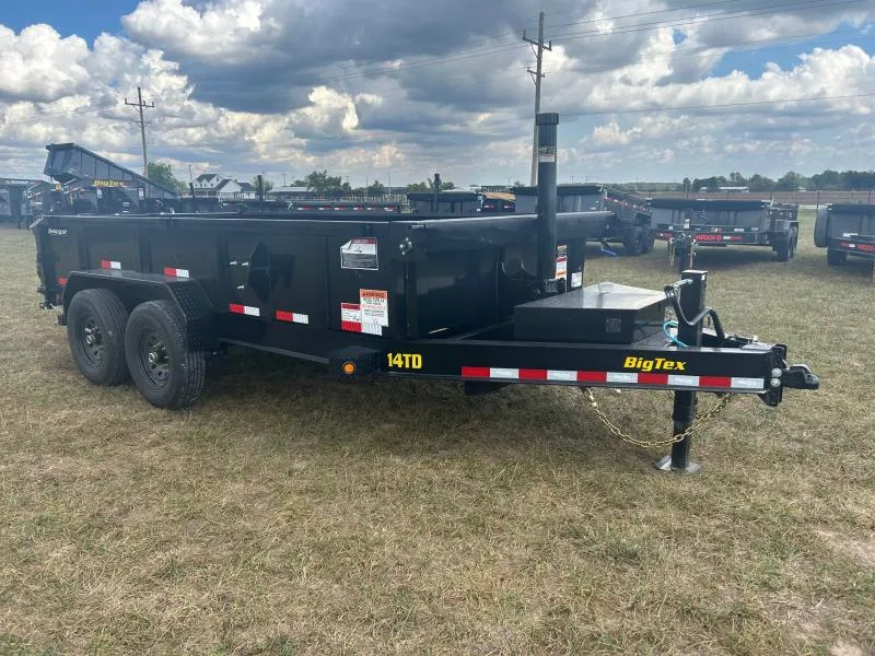 2026 Big Tex 83x14 Tandem 14K Telescopic Dump w/ 2' Sides