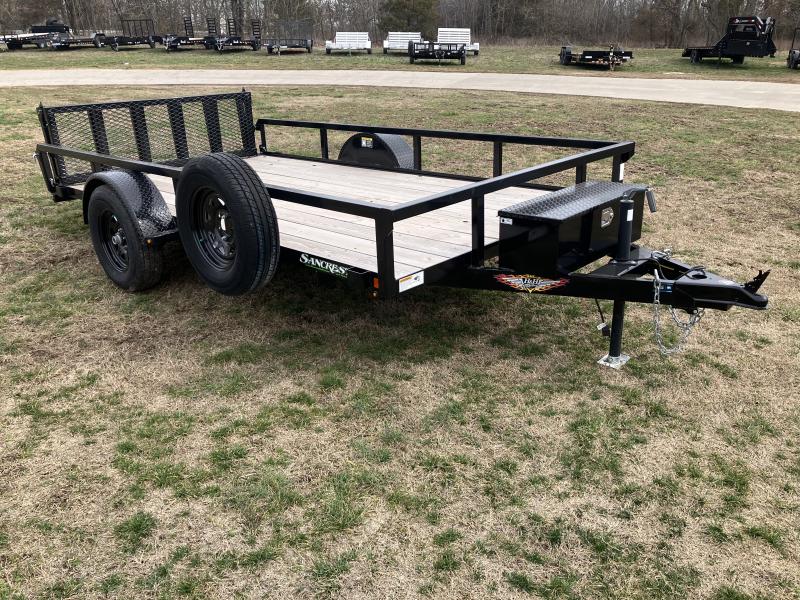 2022 H&H 76x12 2.9K Utility w/ BiFold Gate & Toolbox Sancrest