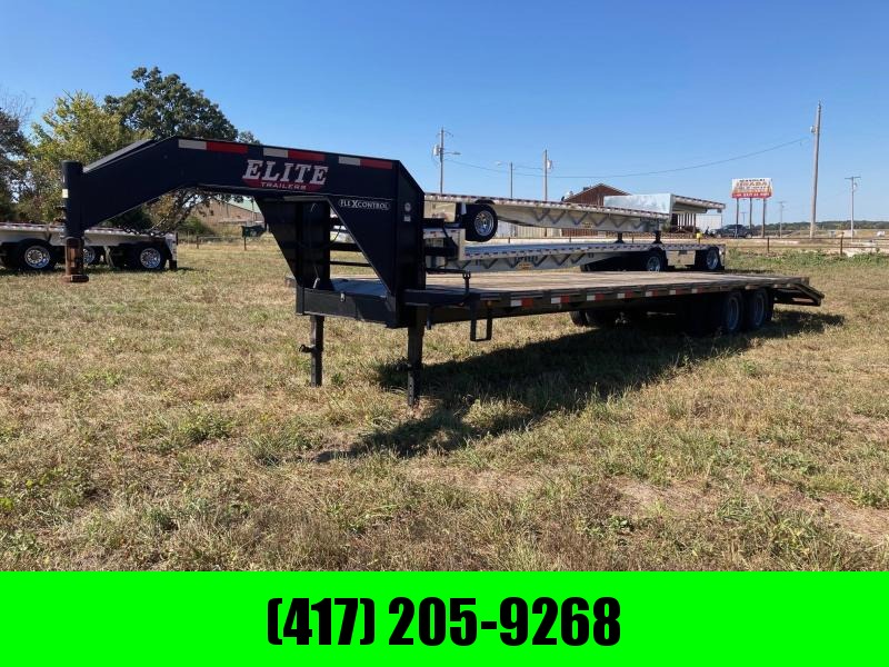 2016 Elite Trailers Tandem 22K GN Flatbed Trailer 2016 Elite Trailers Tandem 22K GN Flatbed Trailer