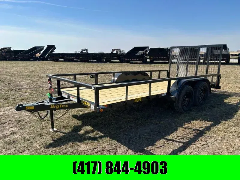 2026 Big Tex 77x16 Tandem 7K Utility w/ 4' Ramp Gate in Rogersville, MO ...