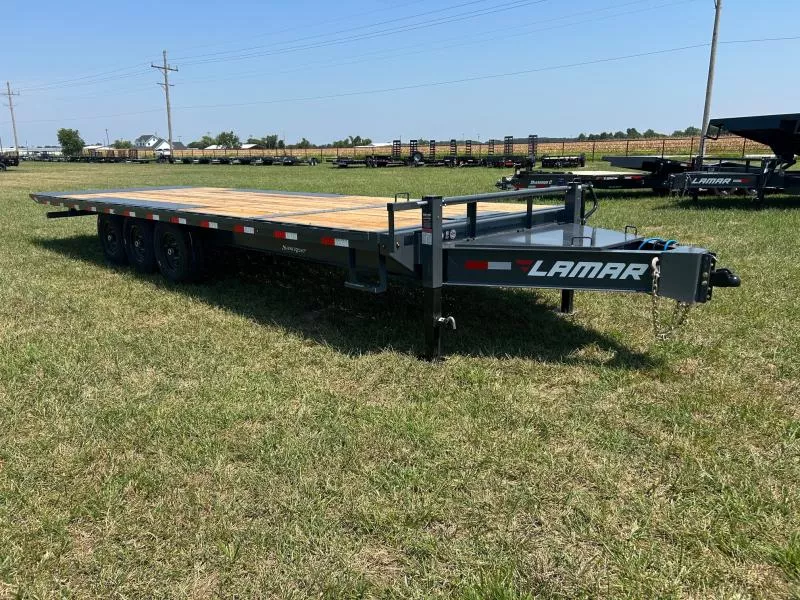 2026 Lamar 102x26 Triple 21K Deckover Power Tilt w/ 14 Ply Tires, Spare, & Tuff Wireless