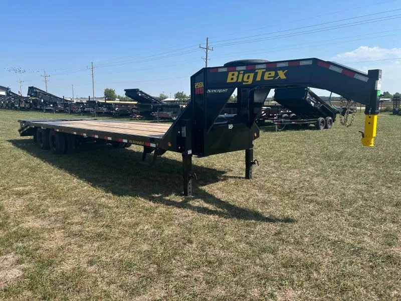 2026 Big Tex 102x30 Tandem 25.9K GN Flatbed w/ Mega Ramps, 2-Speed Jacks & 14 Ply Tires