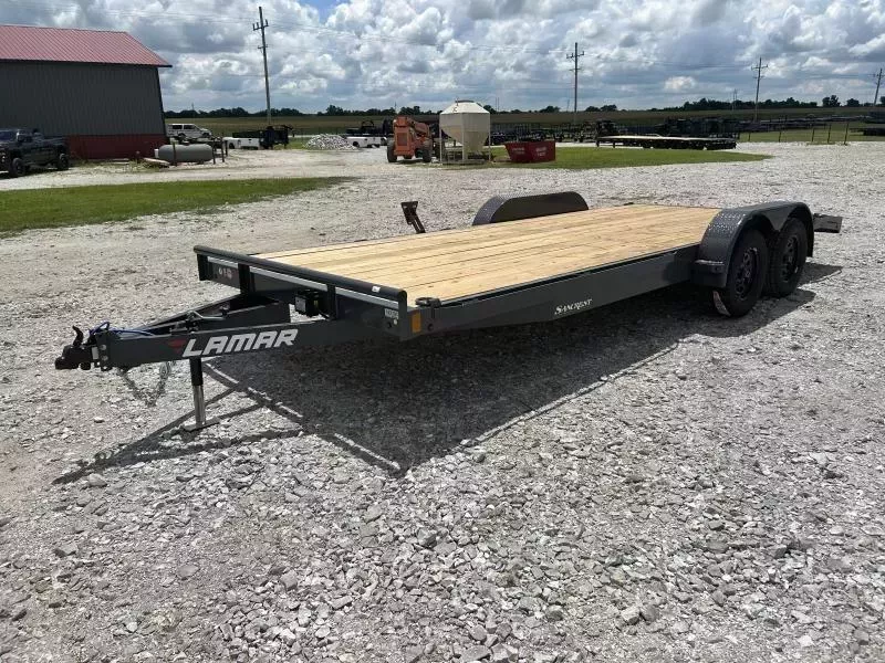 2025 LAMAR 83x20 TANDEM CH W/ 2' DOVE/ SLIDE IN RAMPS/ REMOVABLE FENDERS