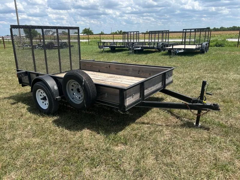 2006 2G 76x12 Utility w/ 4' Ramp Gate & Board Sides