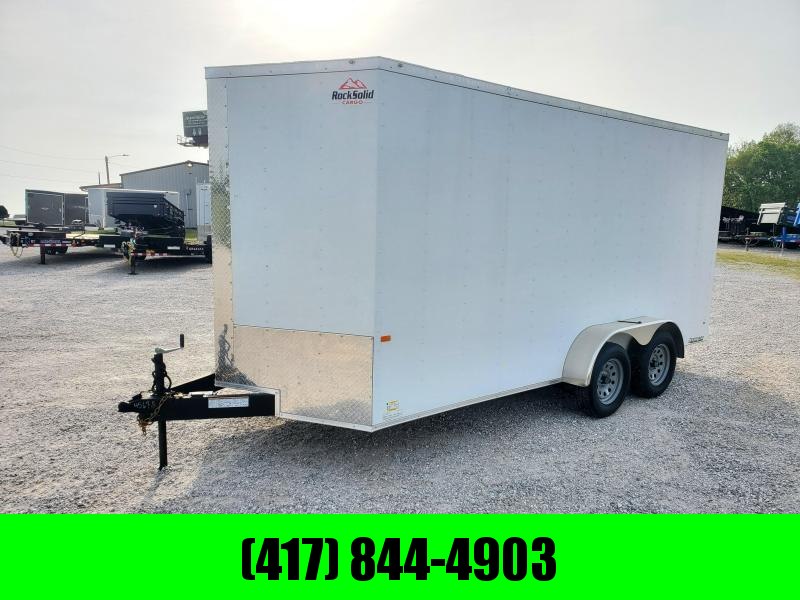 2022 Rock Solid 7X16 TANDEM 7K CARGO 7' HEIGHT & RAMP DOOR 2022 Rock Solid 7X16 TANDEM 7K CARGO 7' HEIGHT & RAMP DOOR