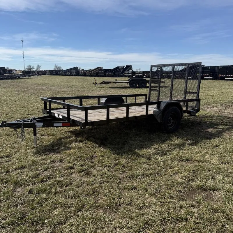 2025 STAG Trailers SINGLE UTILITY W/ 4' RAMP GATE/ 77X12 Utility Trailer