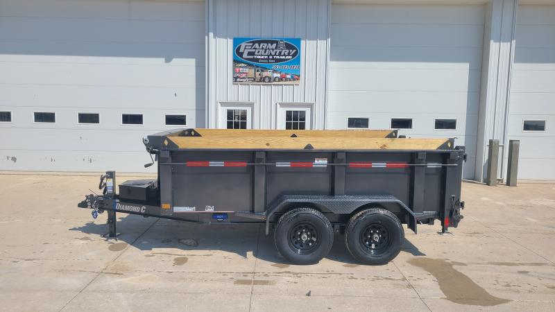2025 Diamond C Trailers MDT206 12ft Dump Trailer