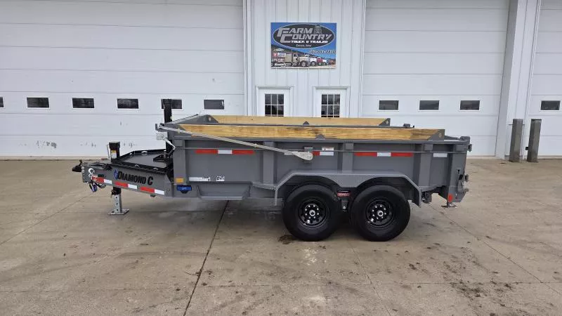 2026 Diamond C Trailers LPT207 12FT Dump Trailer