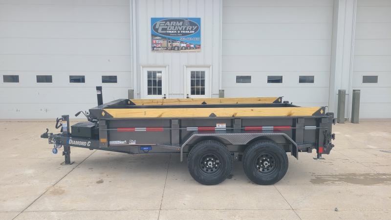 2025 Diamond C Trailers MDT206 12ft Dump Trailer