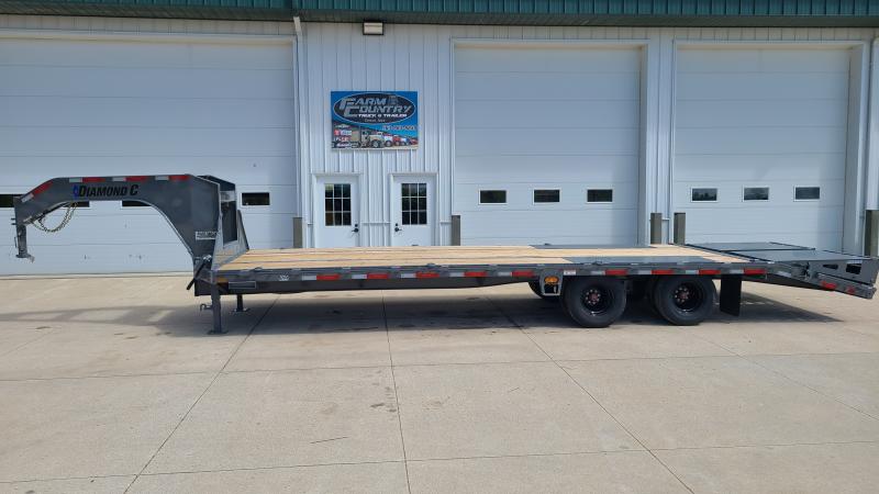 2024 Diamond C Trailers FMAX210 28' Flatbed Trailer xoadFYy1iib4