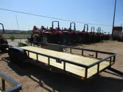 2026 J&C 77" X 20' Tandem Axle Utility (SLIDE-IN-RAMPS / BRAKES) 7K GVWR  