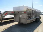 2023 East Texas Trailers 20' TANDEM AXLE LIVESTOCK TRAILER  