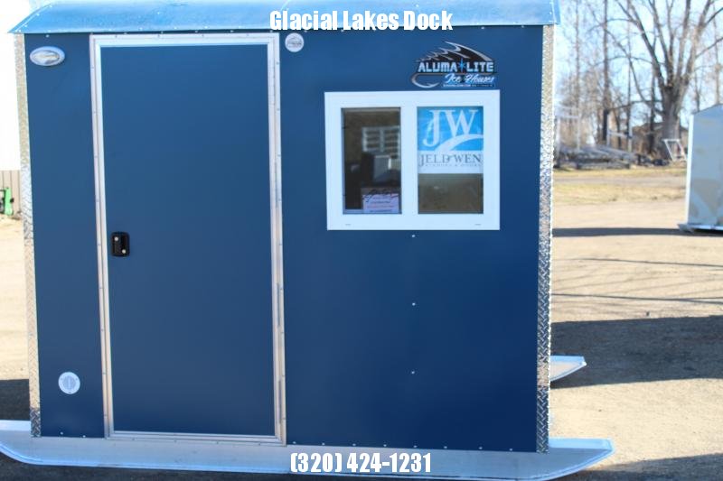 2021 Aluma Lite 6x8 +2 Spear Skid Fish House 2021 Aluma Lite 6x8 +2 Spear Skid Fish House