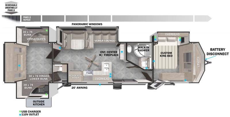 2023 Forest River 42QBQ Destination Trailer 2023 Forest River 42QBQ Destination Trailer