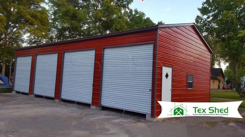 24 x 46 x 12 Side Entry 4 Bay Garage Workshop 24 x 46 x 12 Side Entry 4 Bay Garage Workshop