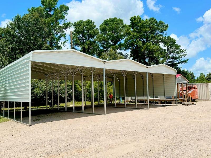 54' x 35' x 10' Regular Roof Style Triple Connected Carport Garage/Carport BNOk88pzlpzo