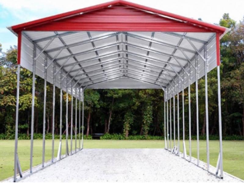 18' x 45' x 12' Vertical Roof RV Cover Garage/Carport WBOk5Y830n3w