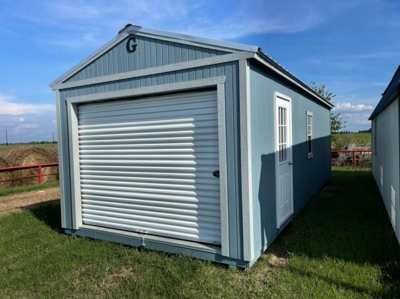 2022 Graceland Portable Buildings 12' x 28' Garage Style Utility Shed