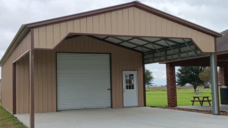 24' x 55' x 10' Combo Utility Garage Carport 24' x 55' x 10' Combo Utility Garage Carport t98Yngi01z7