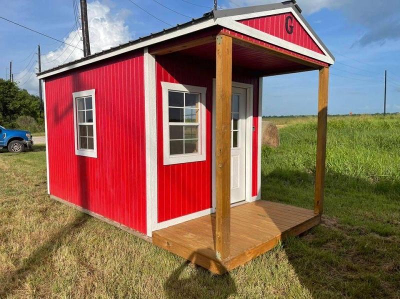 SOLD: 2020 Graceland 8'x16' Little Red Cabin Cottage Shed SOLD: 2020 Graceland 8'x16' Little Red Cabin Cottage Shed