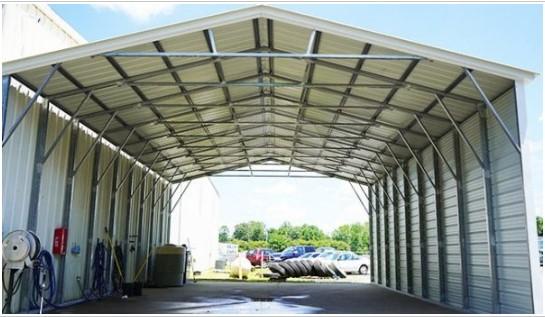 30' x 40' x 12' Vertical Roof Cover for Drive-thru Business - Tires, Truck Wash and more. vwBRcuw3q00p