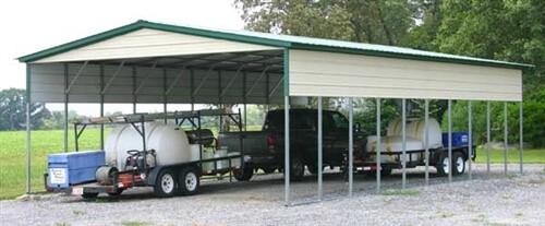 20' x 50' x 10' Vertical Roof Carport for Trucks, Trailers, Boats & more  wCgJIel7vk3x