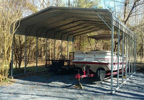 20' x 35' x 10' Regular Roof Two Car, Truck, Boat, Tractor Carport 6vTKiW6fv4y8