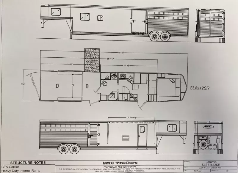used Stock / Stock Combo Trailers SMC Horse Trailers  for sale, in Shady Spring, WV Thumbnail 7