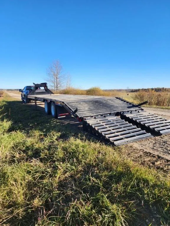 used Equipment / Flatbed Trailers Double A Trailers  for sale, in Edmonton, AB image-0