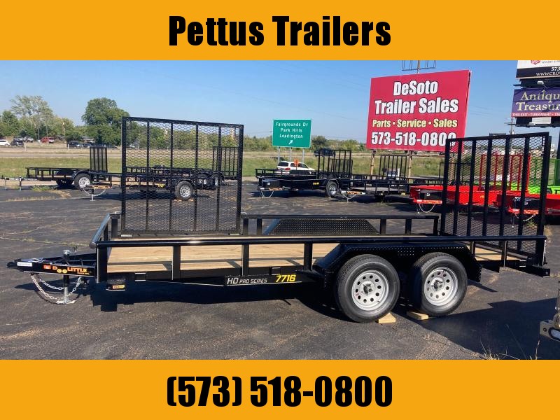 2021 Doolittle Trailer Mfg UT77X167K Utility Trailer w 5' Side Landscape Gate 2021 Doolittle Trailer Mfg UT77X167K Utility Trailer w 5' Side Landscape Gate