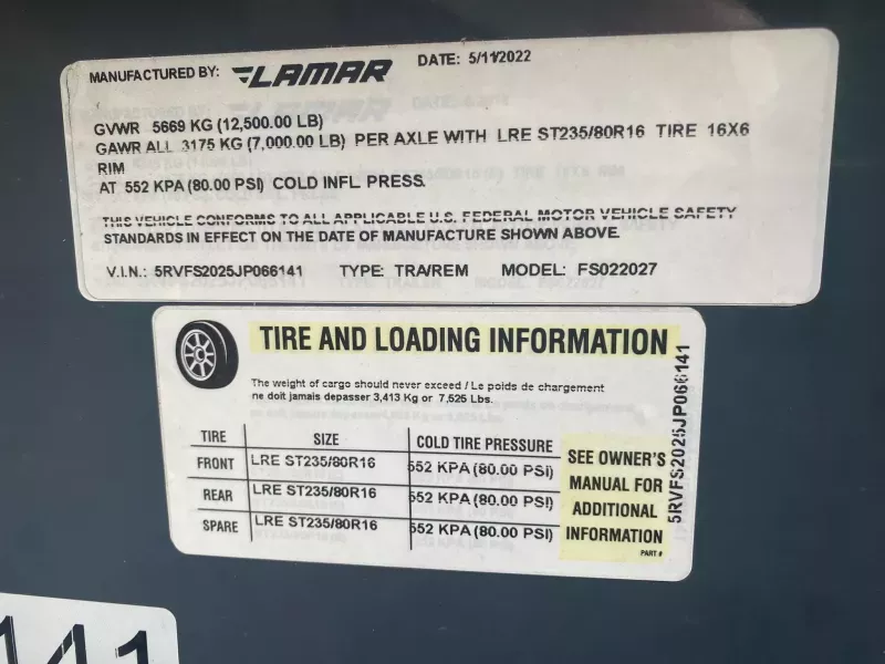 used Cargo (Enclosed) Trailers Lamar Trailers  for sale, in Jasper, GA Thumbnail 11