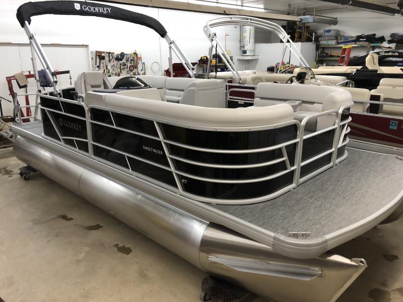 2023 Godfrey Pontoon Boats Sweetwater 1680 CX Pontoon Boat Deerwood