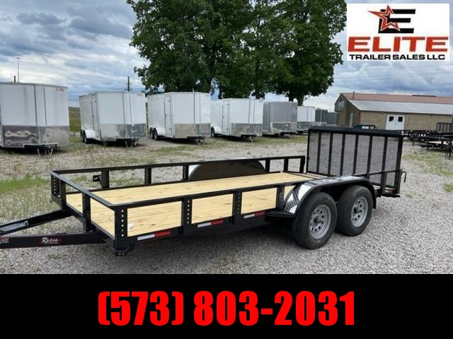 2022 Retco 6x16' Utility Trailer 2' Dove 2022 Retco 6x16' Utility Trailer 2' Dove