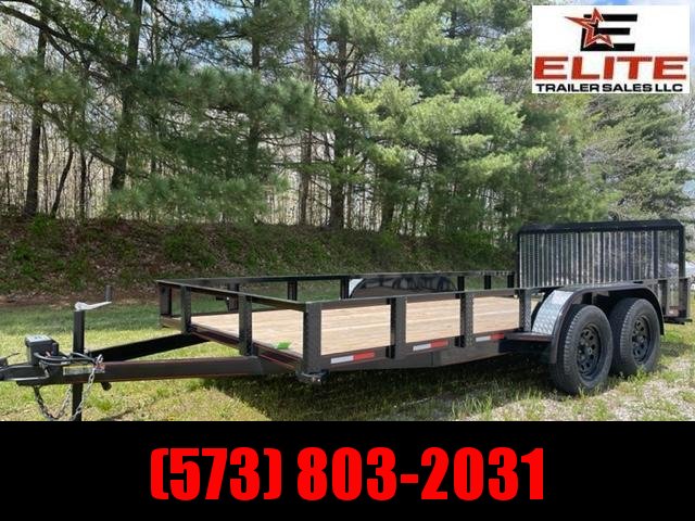 7X16' utility 2' Dovetail 3' Gate 7K GVWR 7X16' utility 2' Dovetail 3' Gate 7K GVWR