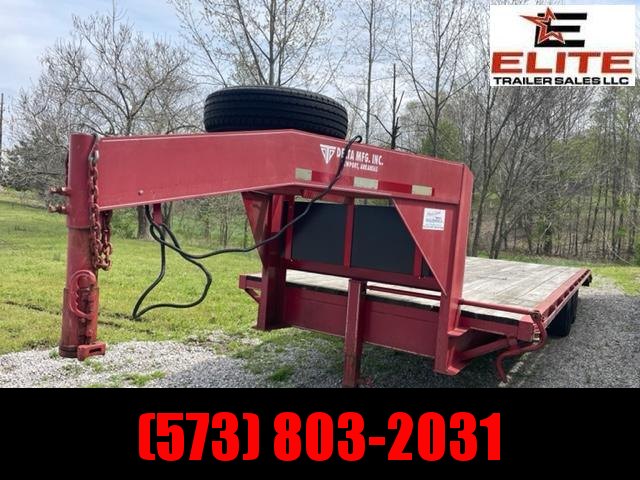 1998 Delta Manufacturing 20' Gooseneck Deckover Trailer 1998 Delta Manufacturing 20' Gooseneck Deckover Trailer