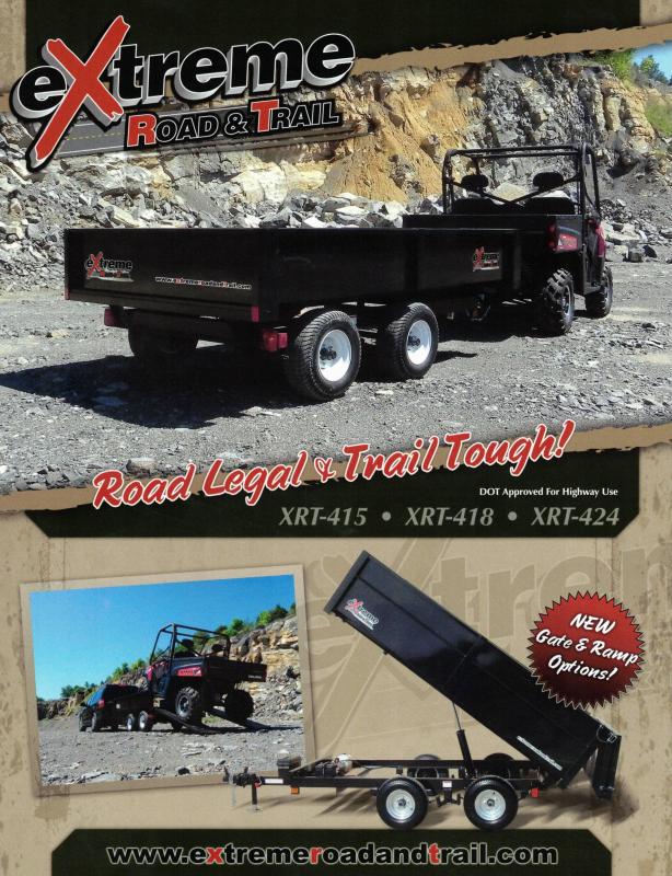 2022 Extreme Road and Trail XRT-424 Dump Trailer 2022 Extreme Road and Trail XRT-424 Dump Trailer