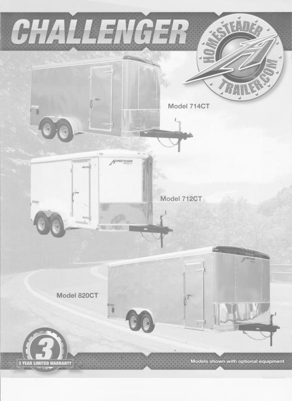 2021 Homesteader Trailers Challenger 610CS Enclosed Cargo Trailer 2021 Homesteader Trailers Challenger 610CS Enclosed Cargo Trailer