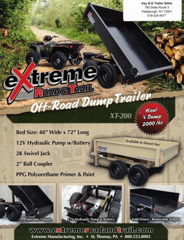 2022 Extreme Road and Trail XT-200 Dump Trailer 2022 Extreme Road and Trail XT-200 Dump Trailer