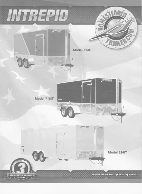 2021 Homesteader Trailers Intrepid 612IS Enclosed Cargo Trailer 2021 Homesteader Trailers Intrepid 612IS Enclosed Cargo Trailer