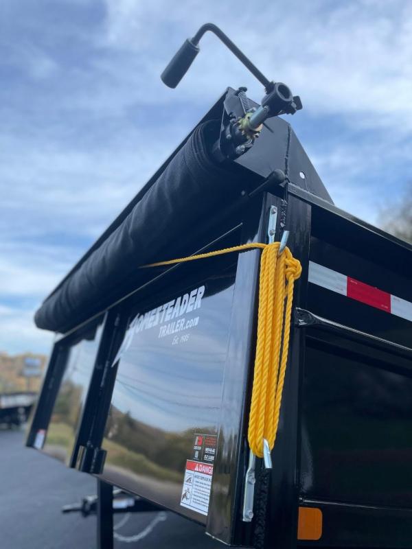 2022 Homesteader Trailers 714JX Dump Trailer Water Wheel Trailer