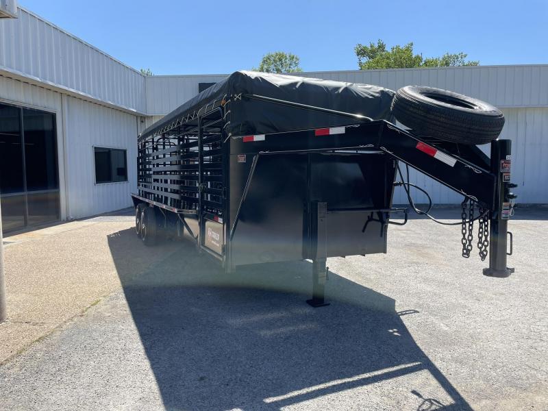 2022 WW Trailer Roustabout Livestock Trailer rubber floor Stock
