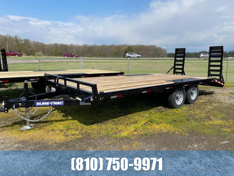 2022 Sure-Trac 8.5x17+3' Beavertail Deckover Equipment Trailer 2022 Sure-Trac 8.5x17+3' Beavertail Deckover Equipment Trailer